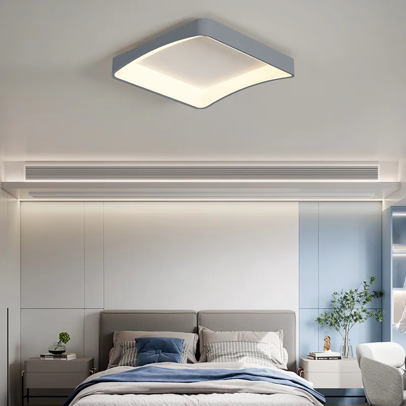 Plafonnier LED Tuya Smart Home peint par roche décorative moderne