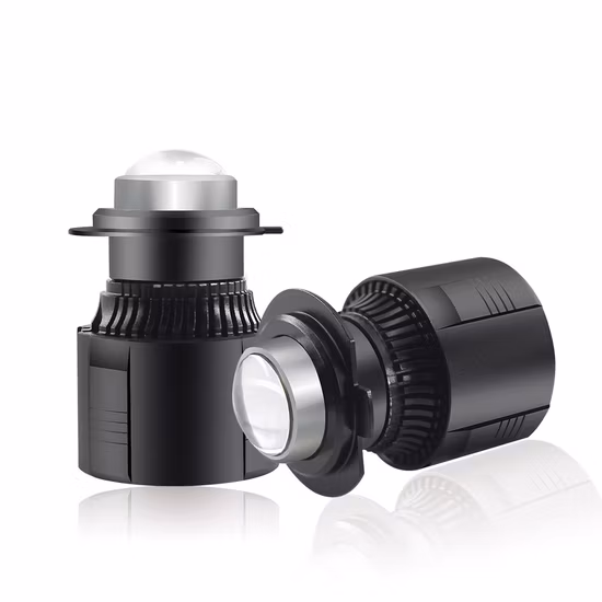 Phare LED Laser H8 H9 H11 9005 9006, phares antibrouillard pour lentille Laser de voiture, ampoules de phares LED